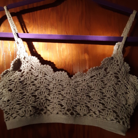Forever 21 Other - Adorable Beige/Tan Crochet Bralette Forever 21 Other - Adorable Beige/Tan Crochet Bralette
